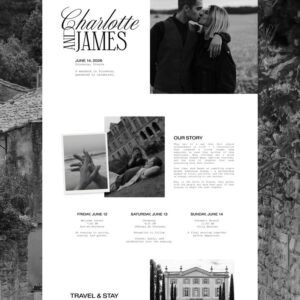 PRIVATE WEDDING WEBSITE
